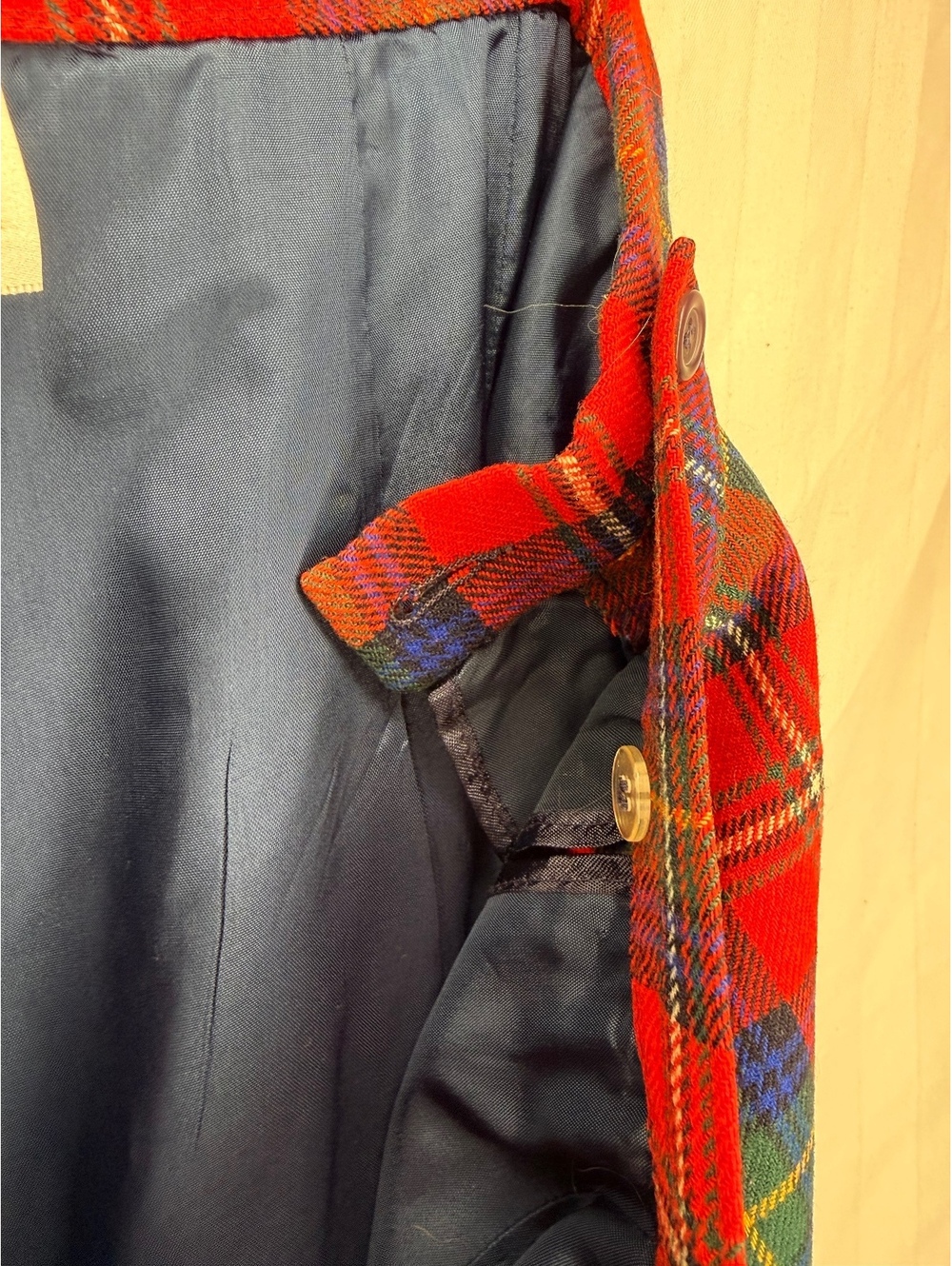Vintage Pendleton Authentic Boyd Tartan Virgin Wool Plaid 1960s-1970s - Picture 3 of 6